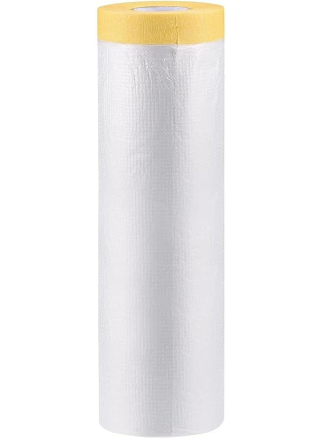 PROMASS promass Dustproof Film, Furniture Covering Film, Waterproof Dust-Proof Protective Masking Film, Overpassing Sofa Bed Carpet Floor Car Protector, Home Dorm Kitchen Tape Film, 200 * 20cm  - Image 1
