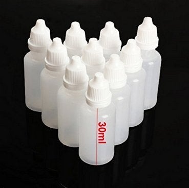 erioctry erioctry 50Pcs 10ML/8ML/15ML/20ML/30ML Empty Plastic Dropper Dropping Bottles(Drops of Plug Can Removable) Portable Plastic Bottle Eye Liquid Dropper Refillable Bottles Containers (30ml)  - Image 2