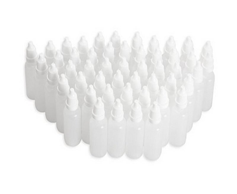 erioctry erioctry 50Pcs 10ML/8ML/15ML/20ML/30ML Empty Plastic Dropper Dropping Bottles(Drops of Plug Can Removable) Portable Plastic Bottle Eye Liquid Dropper Refillable Bottles Containers (30ml)  - Image 1