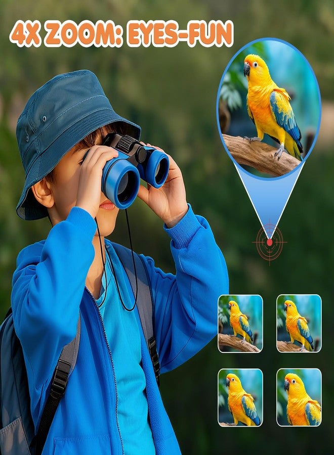 EPIMA Binoculars Toys for Kids 3 4 5 6 Year Old Boys Girls Toddler Binoculars for Bird Watching Camping Hiking, Educational Learning Outdoor Toy, Halloween Christmas Birthday Gifts for Kid Ages 3-5 4-6 5-7 - Image 4