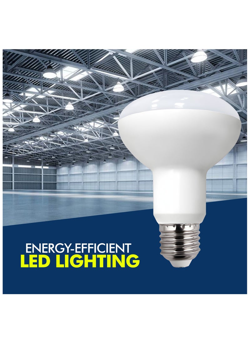 Duravel Duravel 6W LED Light Bulb, E27 Base, White, Indoor Flood Lamp 15000 Hours Long Life Span  - Image 3