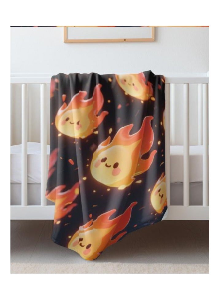 عام بطانية رقيقة من الفانيلا (دافئة ومريحة، ومناسبة للنوم واستخدام الألعاب وإزالة الغبار ومقاومة للرمل) 150 سم * 200 سم - 935 - Image 1