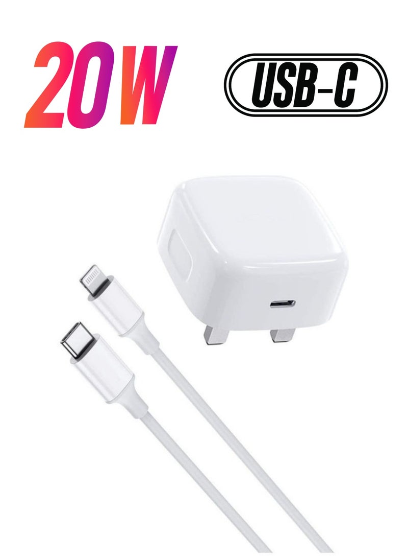 Generic - Type C Fast Charging Wall Plug With Lightning Cable - Image 1