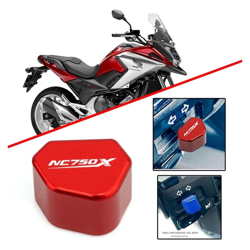 غطاية زر مؤشر إشارة دراجة نارية برتقالية متوافقة مع NC750X - Image 3