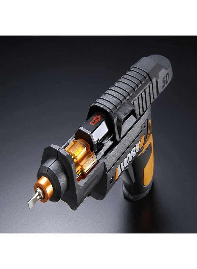 WORX WX255 | 4V Screwdriver | Automatic Bit Change | Screw Adapter | Includes Bit Kit | LED Light | Lightweight and Compact | Screwing Efficiency - Image 3