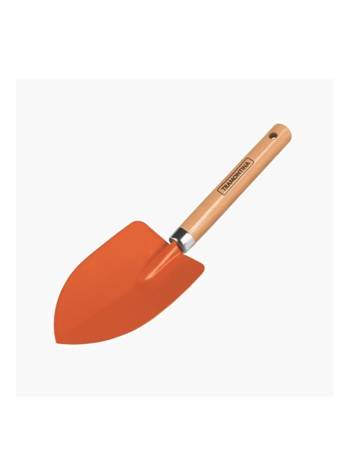 TRAMONTINA Since 1911,Made in Brazil- Hand Garden Trowel with Special Carbon Steel and Wood Handle  - Image 1