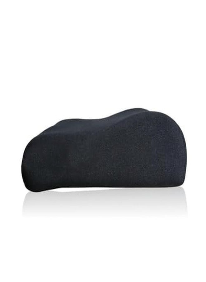 Benzola وسادة بنزولا المصنوعة من رغوة الذاكرة، وسادة تقويمية لآلام الرقبة، وسادة تقويمية احترافية من رغوة الذاكرة لآلام الرقبة، وسادة تقويمية محيطية حادة (أسود) - Image 1