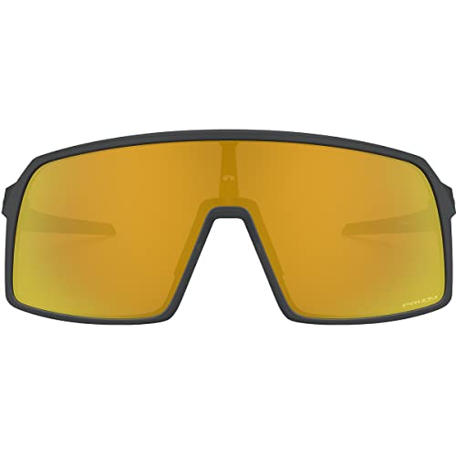 Oakley Unisex Sunglasses Matte Carbon Frame, Prizm 24K Lenses, 0MM - Image 4