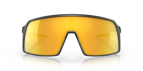 Oakley Unisex Sunglasses Matte Carbon Frame, Prizm 24K Lenses, 0MM - Image 1