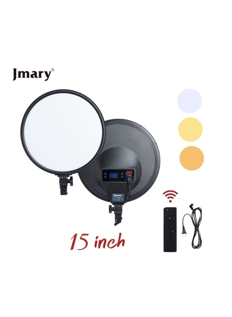 Jmary Jmary FM-15RS 15 inches Video Panel Light For Studio Live Recording Broadcasting Setup - Image 2