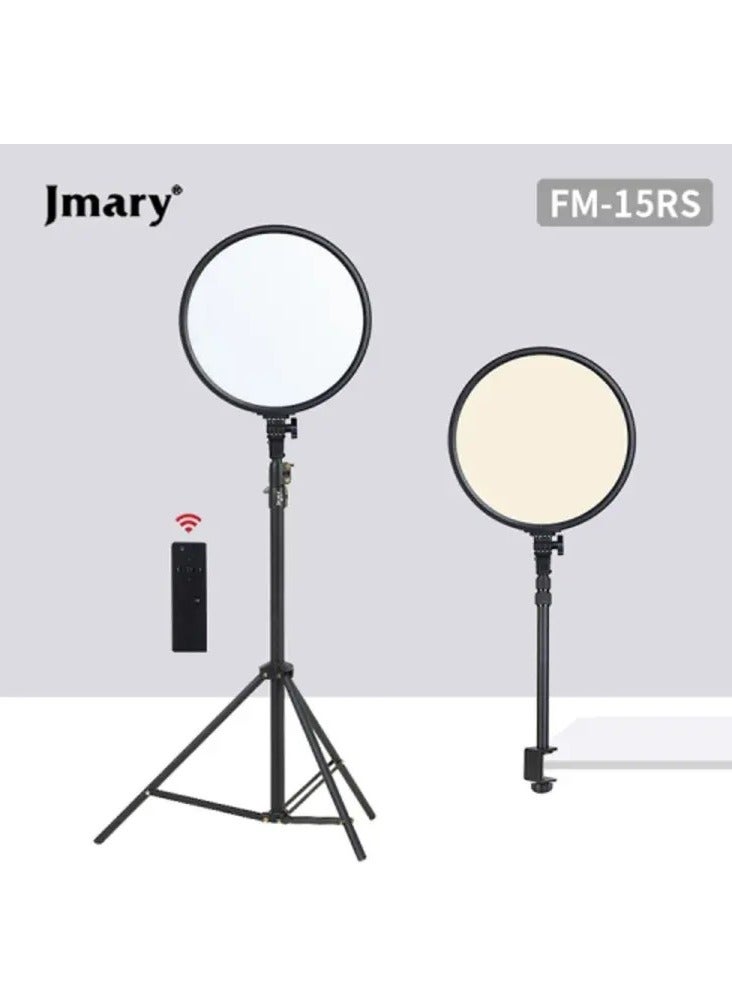 Jmary Jmary FM-15RS 15 inches Video Panel Light For Studio Live Recording Broadcasting Setup - Image 3