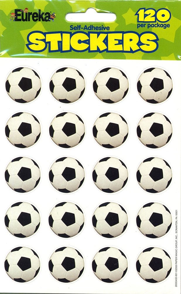 Eureka Photo Soccer Stickers - Image 2