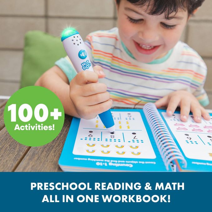 Educational Insights Hot Dots Preschool Workbook: Reading & Math Essentials Toddler and Preschool Learning Activities, Preschool Classroom Must Haves - Image 2