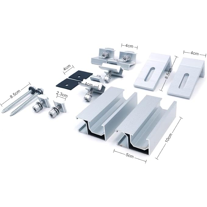 ROOF SOLAR PANEL INSTALLATION KITS, ROOF MOUNTING BRACKETS, ROOF SOLAR PANEL MOUNTING BRACKET SYSTEM KIT(FOR 1-4 PIECES SOLAR PANELS) - Image 3
