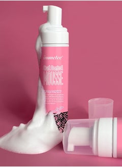 Immetee Curl Hair Control Mousse Non Sticky Moisturizing Nourishing Repairing Curl Hair Foam Mousse for Hair Styling Volumizing and Against Frizz Professional Design for Curl Hair 200ml  - Image 1