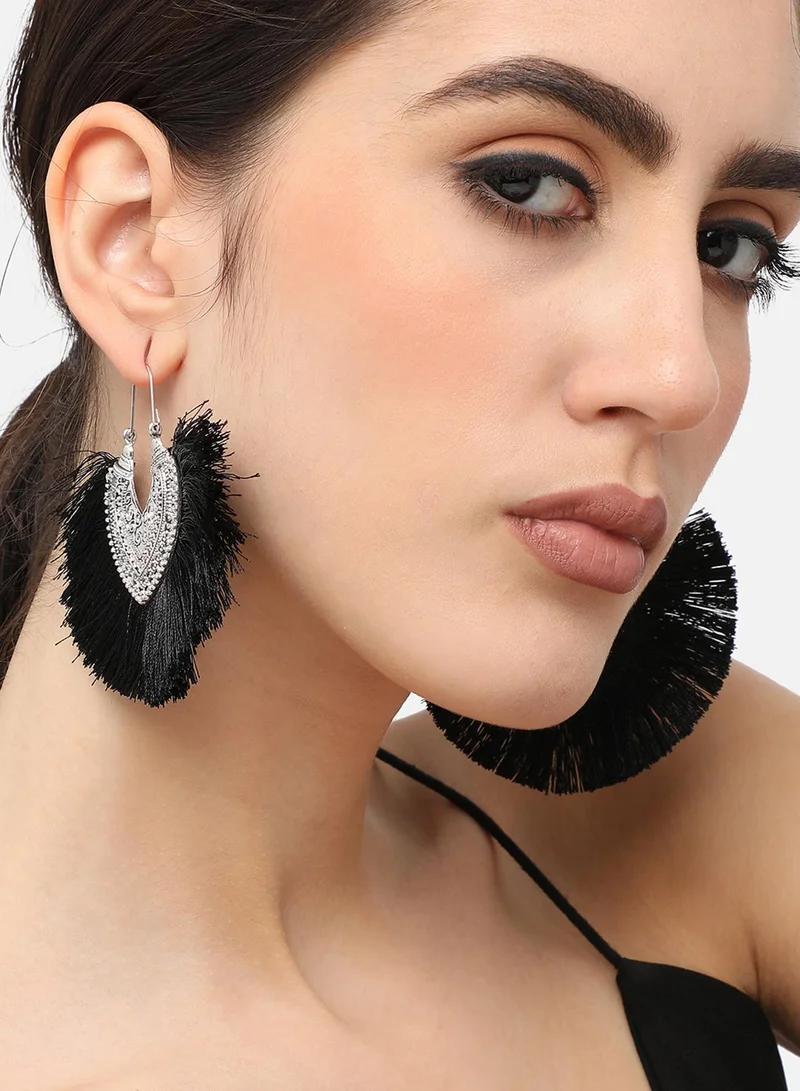SOHI Party Artificial Hoop Earring Jewellery