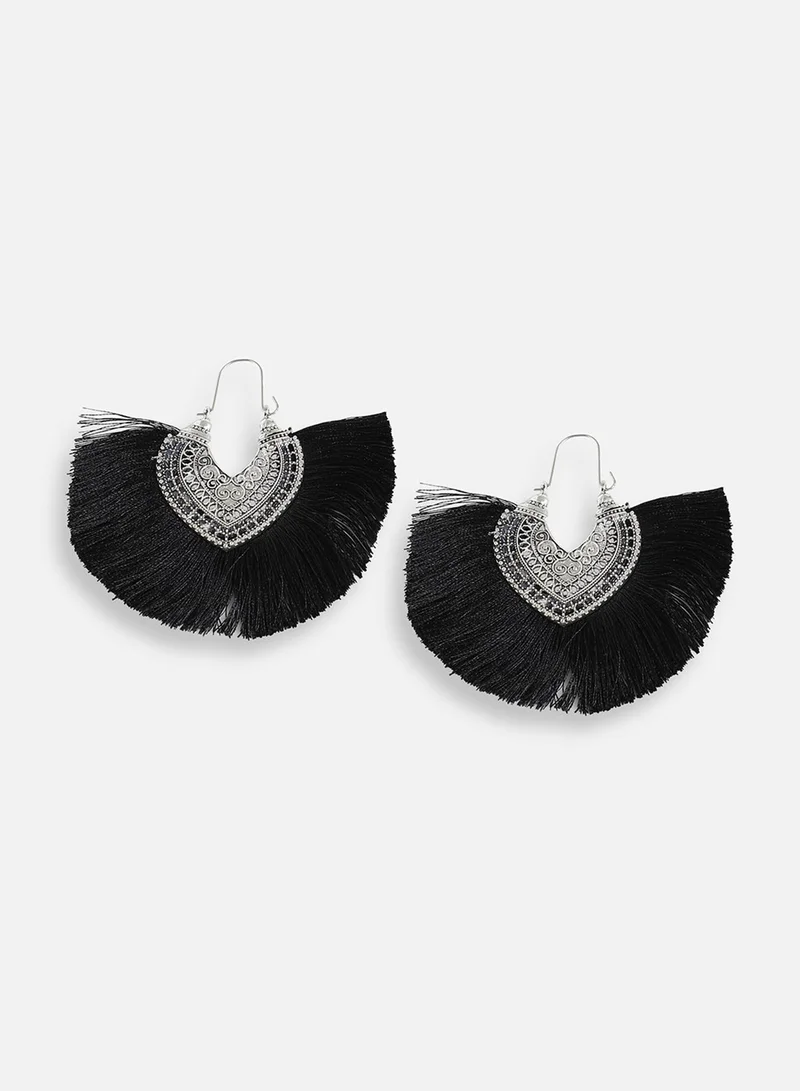SOHI Party Artificial Hoop Earring Jewellery