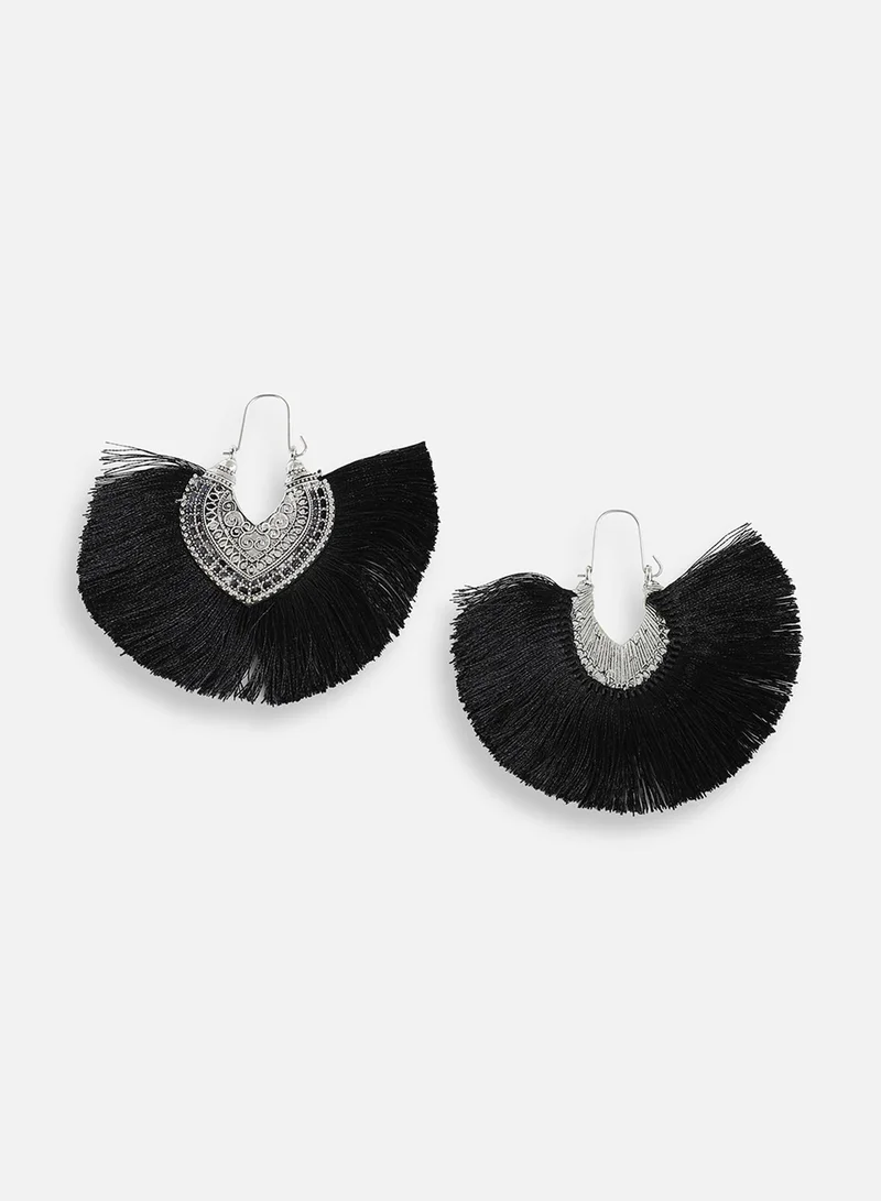 SOHI Party Artificial Hoop Earring Jewellery
