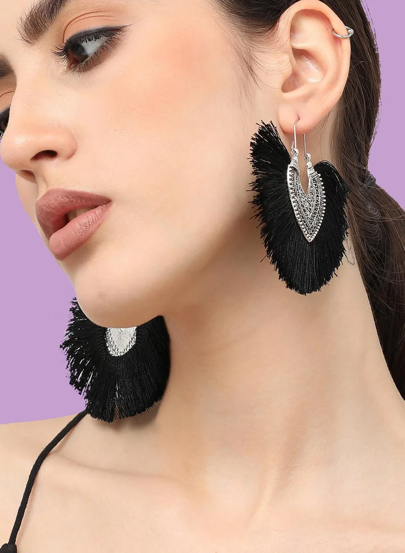 SOHI Party Artificial Hoop Earring Jewellery