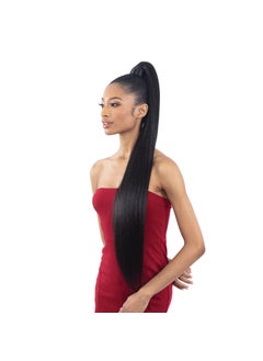 FREE TRESS Milky Way Organique Pony Pro Easy Wrap Around Ponytail Yaky Straight 36'' (1) 