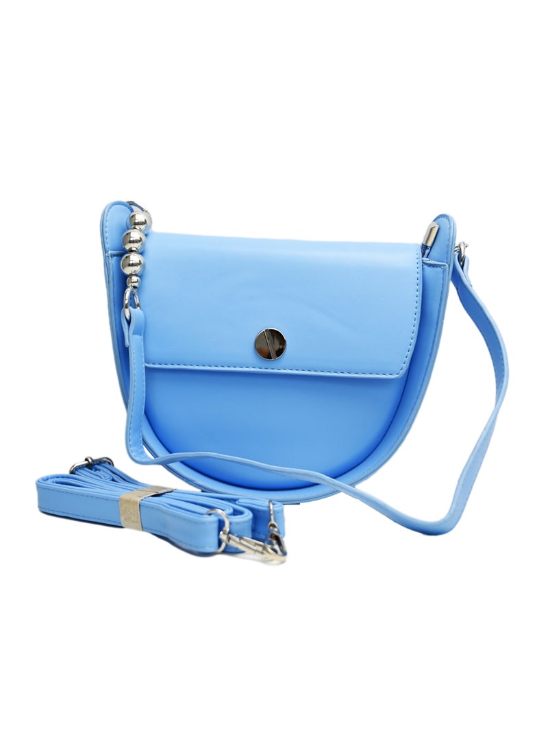 Blue Women’s Cross Body Bag, Purses For Women, Women’s Handbag For Office, Casual Outing, Side Bags For Women - Image 3