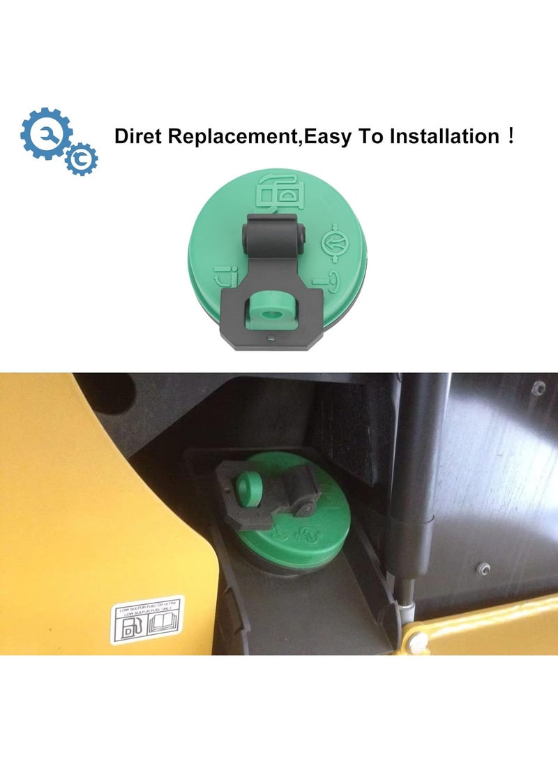 Diesel Locking Fuel Cap Fit for Caterpillar Cat 216B 226B 236B 242B 246B 247B 252B 262B 277B Replace OE# 1428828 2010330 2849039 - Image 2