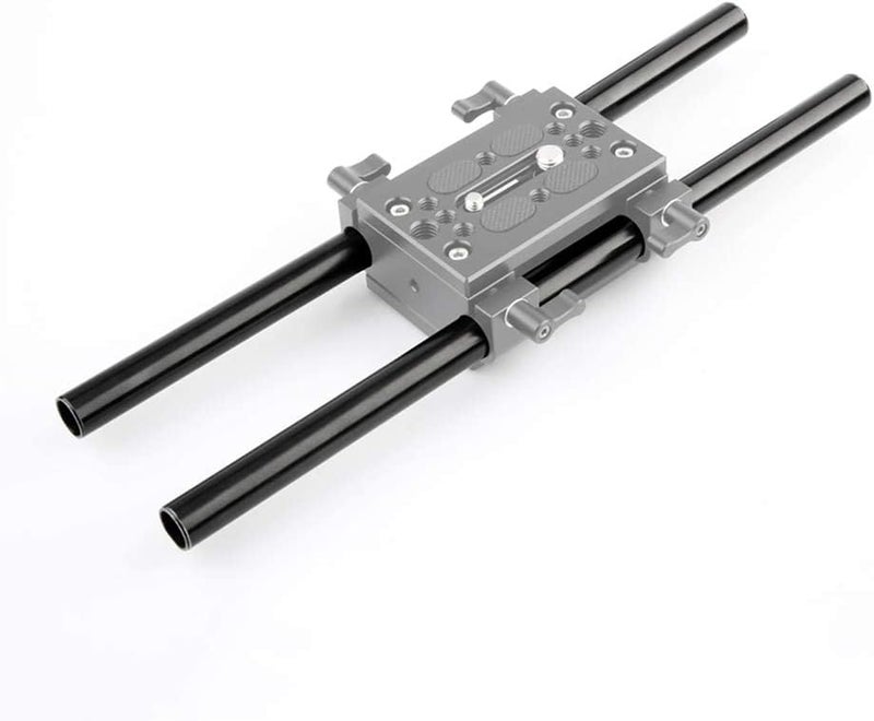 NICEYRIG 8 Inch 15mm Rod Aluminum Alloy with M12 Thread for 15mm Shoulder Rig Rail Support, Follow Focus, Mattebox - R051 - Image 4