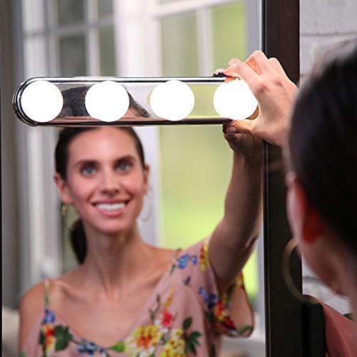 KKZY KKZY Mirror LightsStudio Glow Vanity Makeup Light Natural Light for Makeup 4 LED Bulbs Studio Glow Vanity Make Up Light  - Image 3