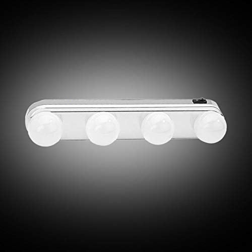KKZY KKZY Mirror LightsStudio Glow Vanity Makeup Light Natural Light for Makeup 4 LED Bulbs Studio Glow Vanity Make Up Light  - Image 1