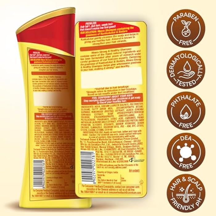 Meera Strong & Healthy Shampoo, 180ml - Image 5