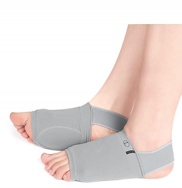 SUNBEET ?Spandex, M Flat Foot Arch Support For Men & Women | Medial Arch Support For Flat Feet Correction Sleeve With Cushion | Plantar Fasciitis Leg Foot Pain Relief Product (Multi) - Image 4