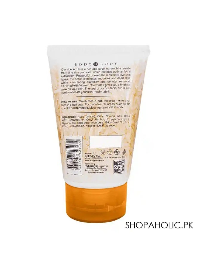 BNB Organic Source Brightening Rice Scrub 120ml - Image 2