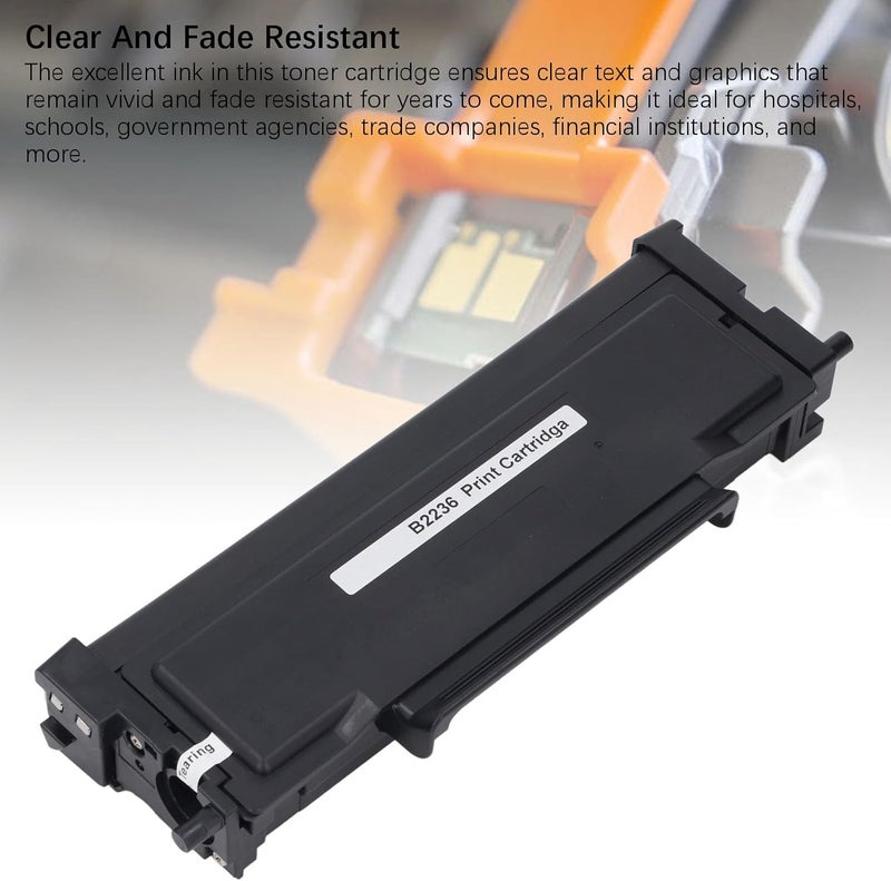 Walfront 2PCS Toner Cartridges High Yield Toner Cartridge Printer Replacement Compatible for B2236 B2236adw MB2236 B2442 B2650 - Image 4