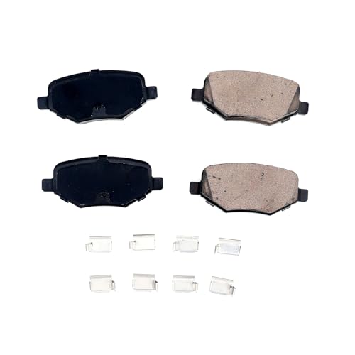 HICKS Rear Brake Pad Set D1377 Compatible with 2011-2012 2015-2019 Ford Explorer, 2011-2014 Ford Edge, 2011-2015 Lincoln MKX, 2009-2011 2013-2016 Lincoln MKS - Image 1