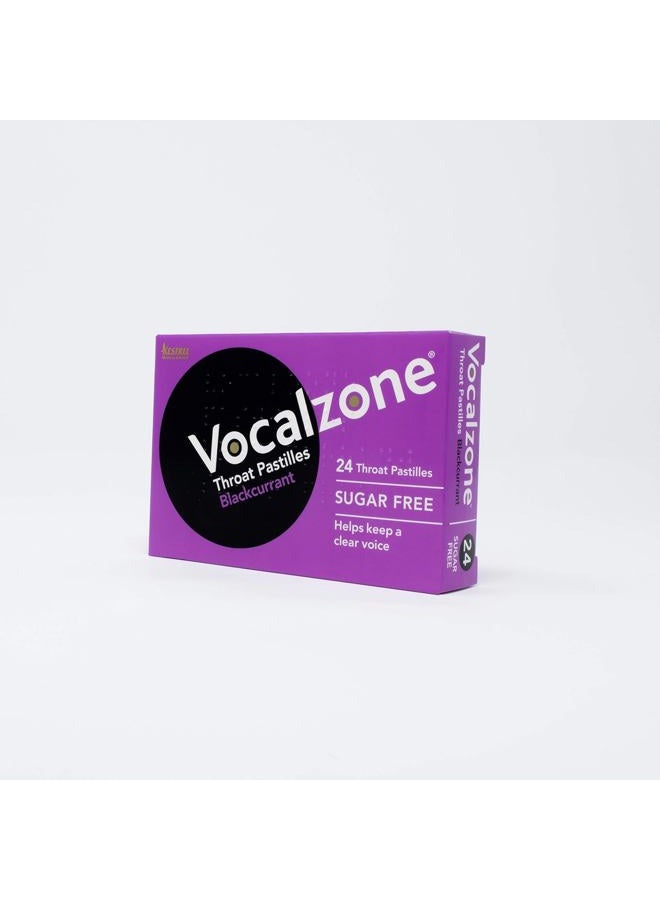 Vocalzone Blackcurrant Lozenges 24 Pieces - Image 5