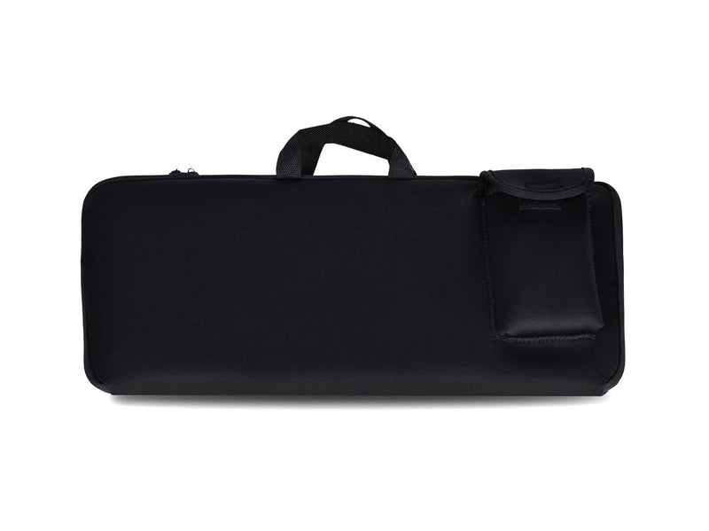 NUENSS-ROR Keyboard Sleeve Travel Case for Logitech MX Keys/MX Keys S Advanced Wireless Illuminated Keyboard,Soft Neoprene Bag, Zipper Mouse Storage and Cable Storage Pouch (Black) - Image 1