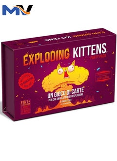 Exploding Kittens Party Pack - Funny Card Game, 2-10 Players, 7+ Years, English Edition