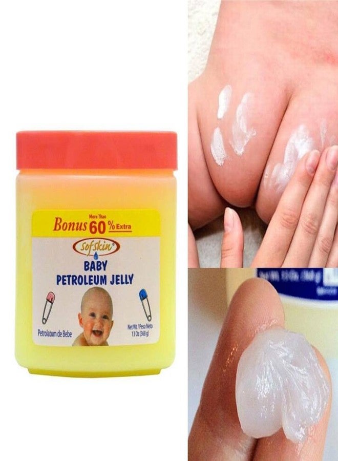 SOFSKIN (USA Brand) Baby Jelly (Perfumed), Skin Protectant and Moisturizer, 170 gm, Nursery Care for Diaper Rash, Sanitary Napkin Rash, Minor Cuts and Chapped Skin. Export Surplus. Paedratics recommended. (See Video) - Image 4