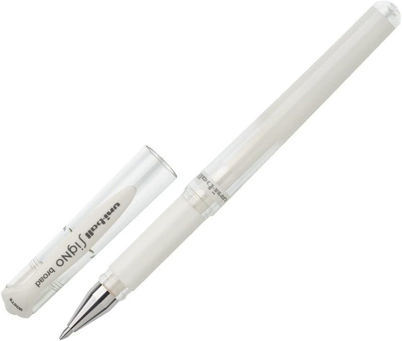 Uniball Uni-Ball 64538 Signo Um-153 Broad Rollerball Pen - White - Image 1