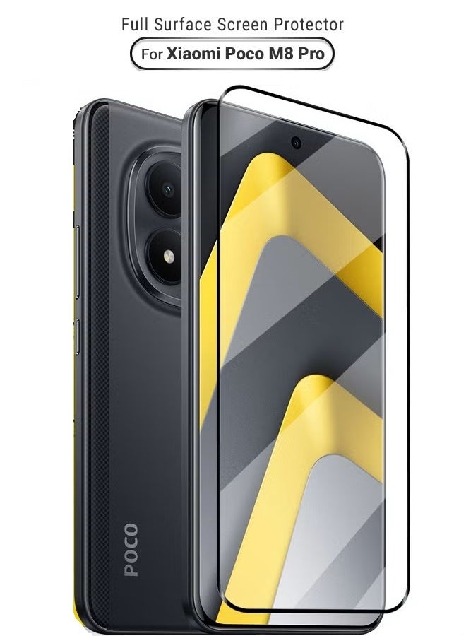 YoYoTech Xiaomi Poco M8 Pro Tempered Glass| Screen Protector Full HD Quality Tempered Glass Anti-Scratch Edge to Edge Coverage for Xiaomi Poco M8 Pro 6.83' 2026. - Image 1