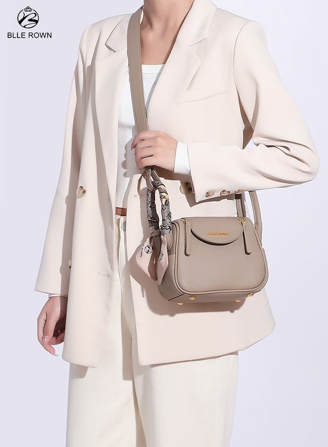 بليه روان شنطة نسائية عملية شنطة يد وكتف وكروس مع حزامين ووشاح أنيق بسعة مناسبة للاستخدام اليومي والجامعة والسفر - Image 3