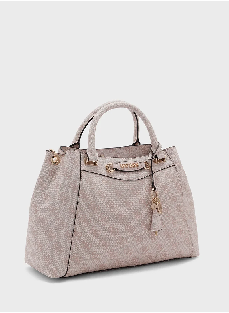 GUESS Emera Logo Girlfriend Satchel