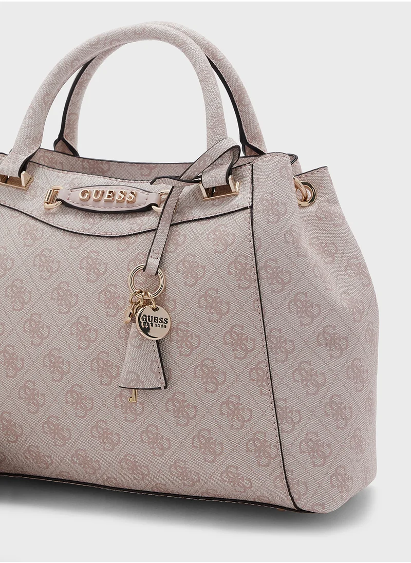 GUESS Emera Logo Girlfriend Satchel
