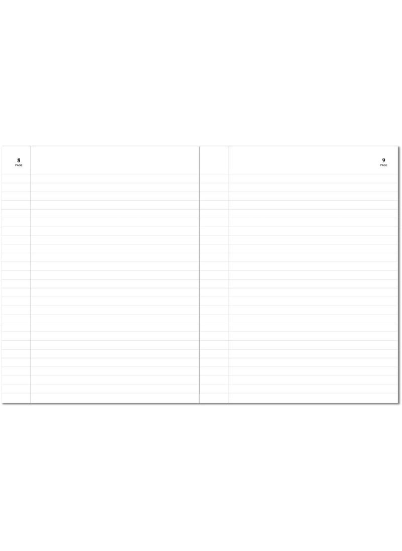 BookFactory BookFactory Exam Blue BookBlue Exam BookBlue Test Book 5 Book Pack Ruled Format  85 x 11  16 Numbered Pages Saddle Stitched LAB0167RSS Exam Book 5 Pack  - Image 3