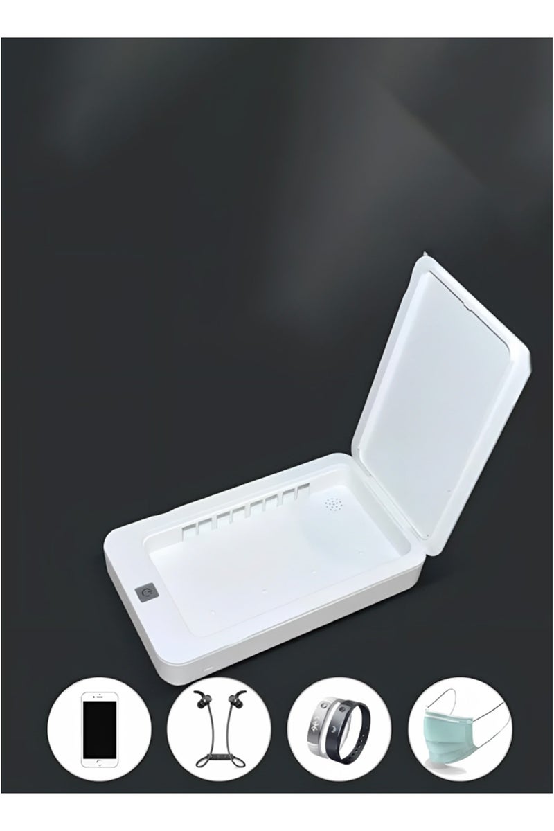Multi-Function UV Sterilizer Box with Aromatherapy  Magnetic Sensor - Image 4