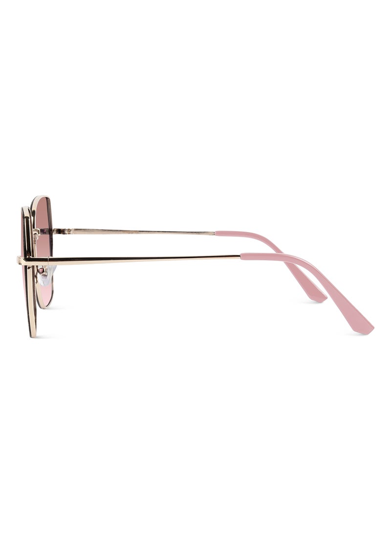 Woggles Stylish & Classy UV Protected Peach Oversized Sunglasses | Men & Women - Image 5