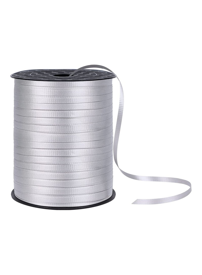 500 Yards  Ribbon Balloon String Wrap Ribbon Gift for Party Festival (Silver)  - Image 2