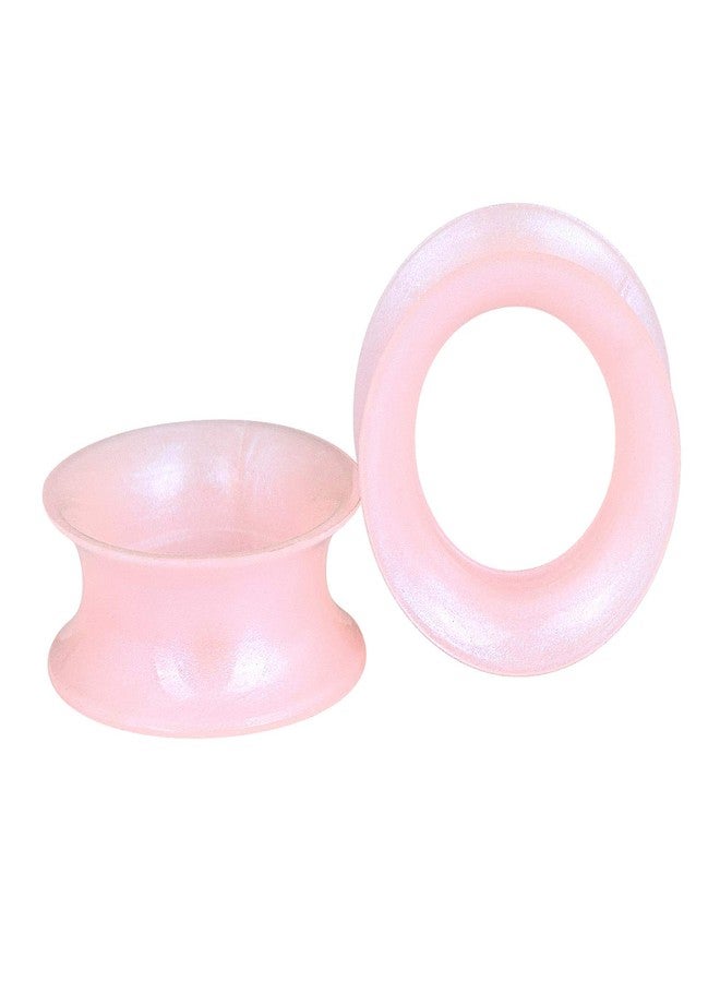 Oyaface 20 PC Tunnel Set Soft Silicone Flesh Tunnel Plug Eyelet 2g-25mm Flexible Ear Stretching Gauge Lightpink - Image 2