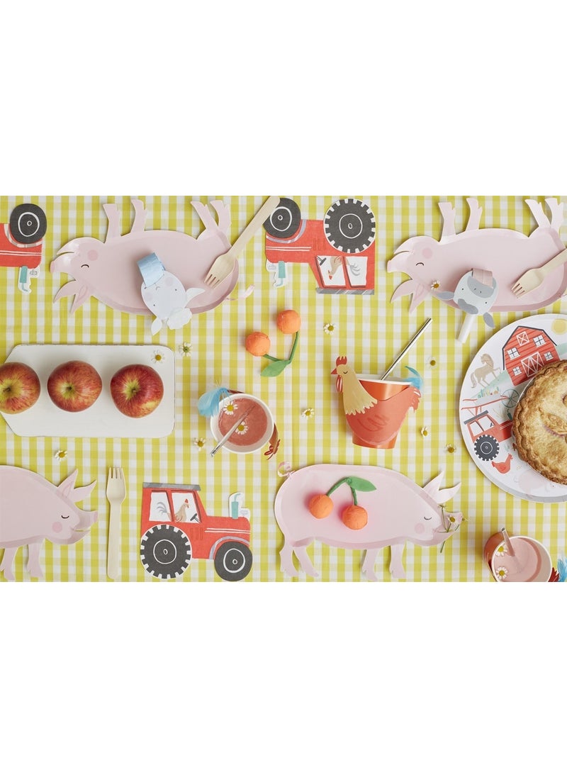Meri Meri Farm Plates (8 Pieces)  - Image 2
