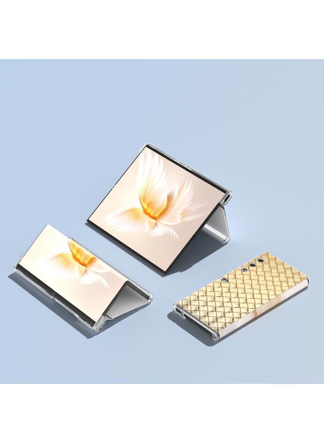 اس-توب جراب هاتف Honor V محفظة منسوجة بإطار شفاف من مادة البولي يوريثان - Image 2